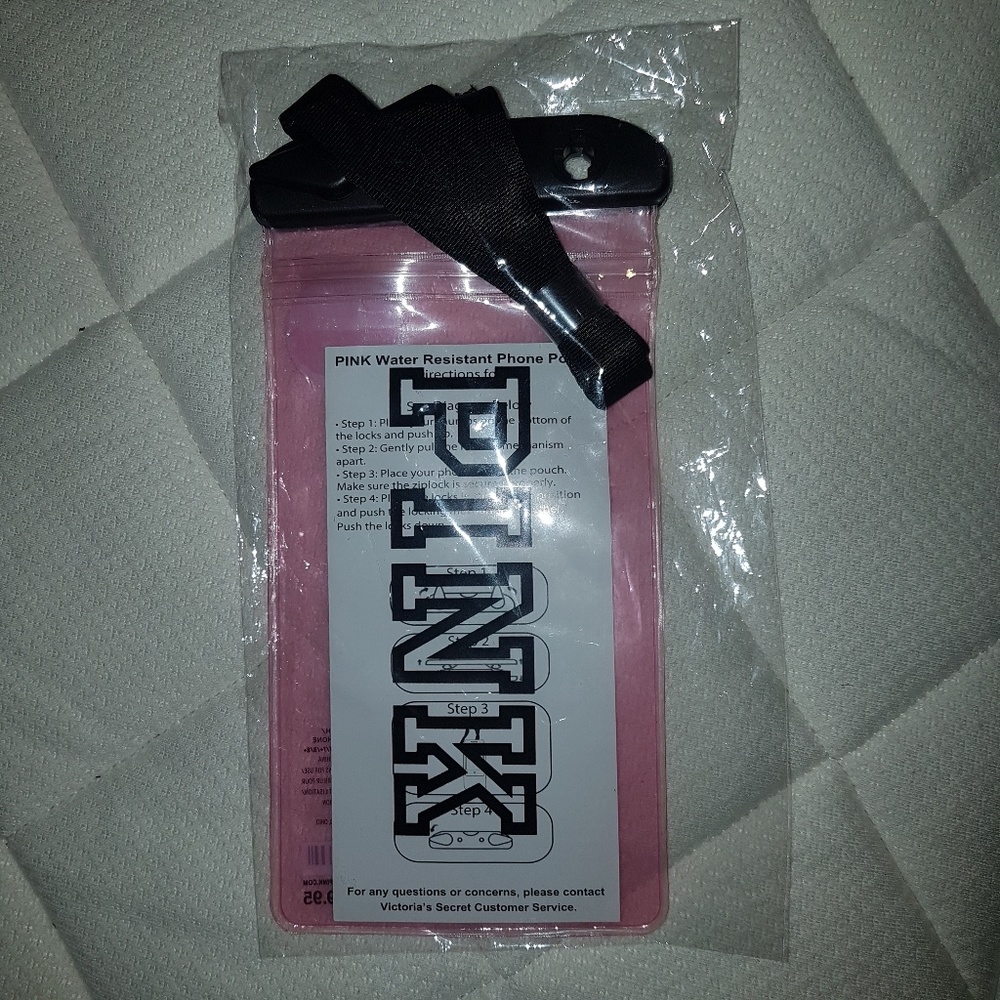 PINK Water Resistant Phone Pouch